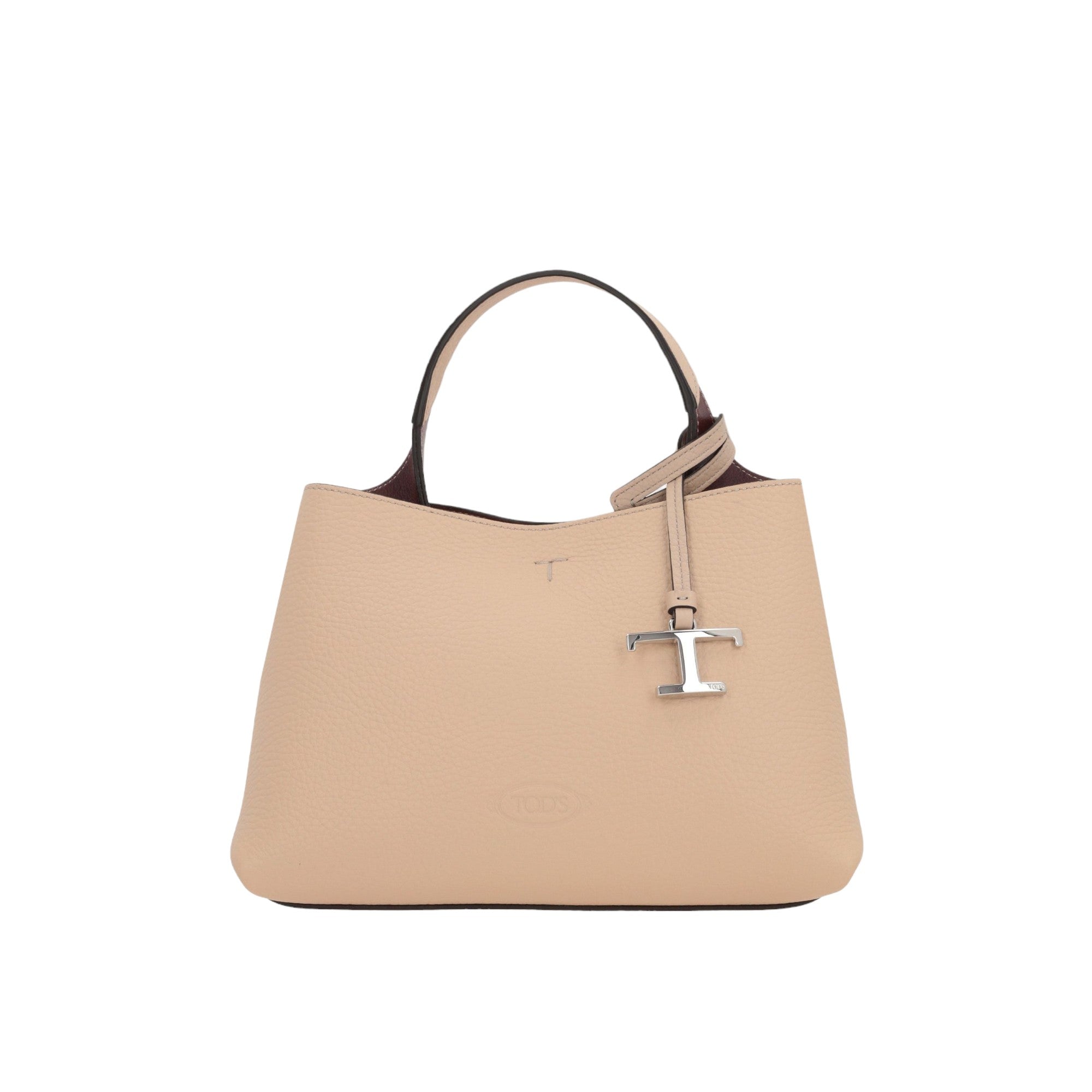 Grainy Leather Micro Handbag-TOD'S-JOHN JULIA