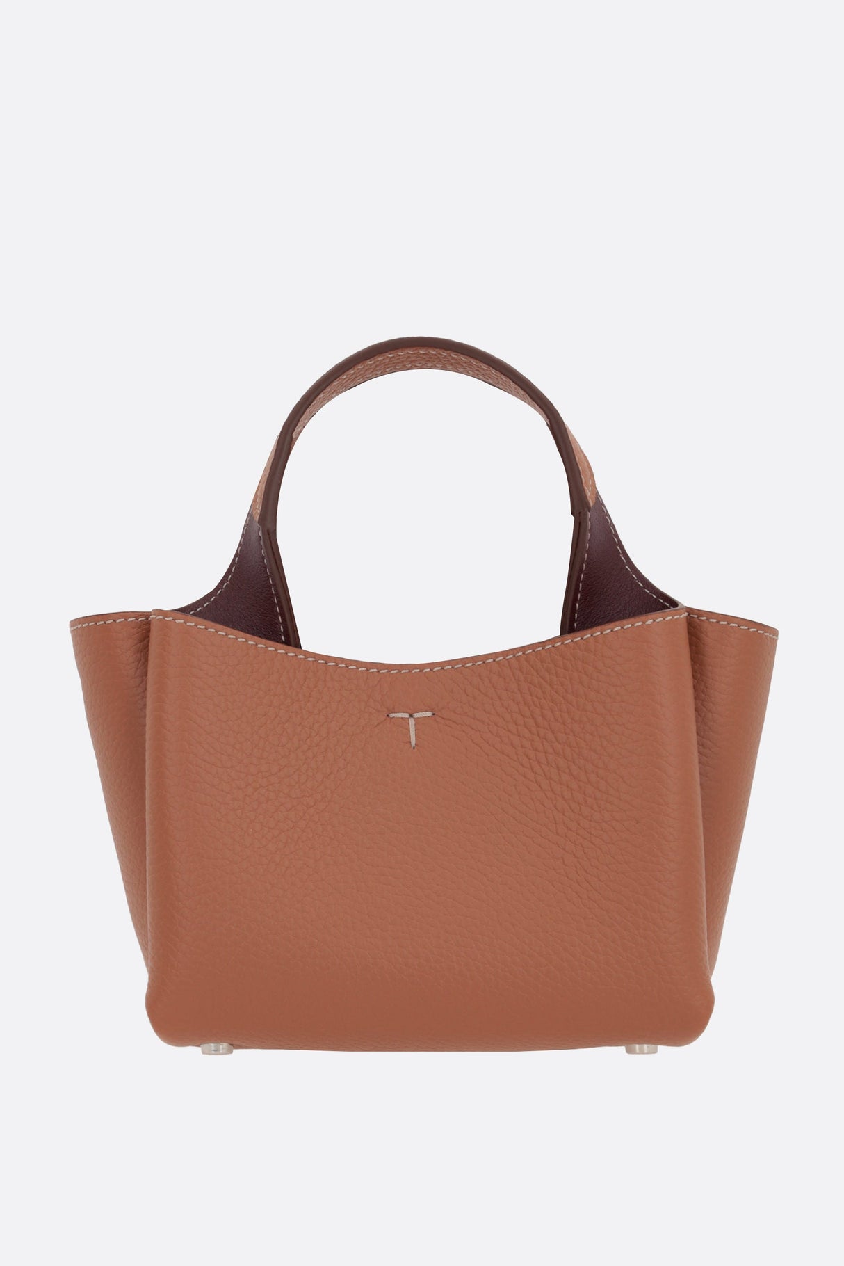 Grainy Leather Micro Tote Bag-TOD'S-JOHN JULIA