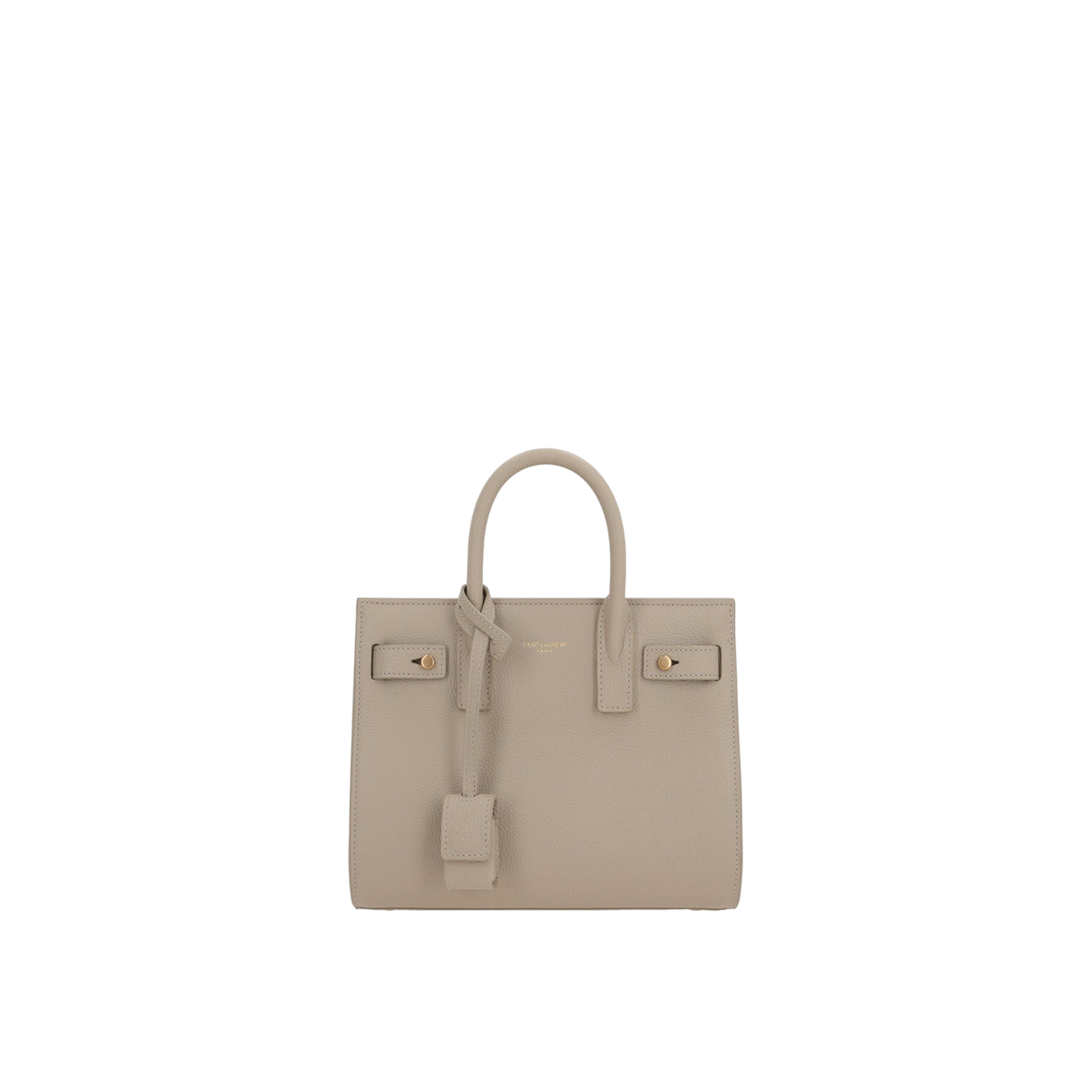 Grainy Leather Sac De Jour Nano Handbag-SAINT LAURENT-JOHN JULIA