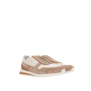 Grainy Leather Suede Sneakers-BRUNELLO CUCINELLI-JOHN JULIA