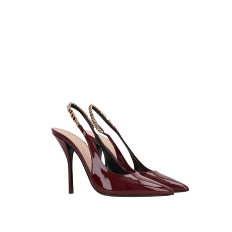 Gucci Signoria Patent Leather Slingbacks-GUCCI-JOHN JULIA