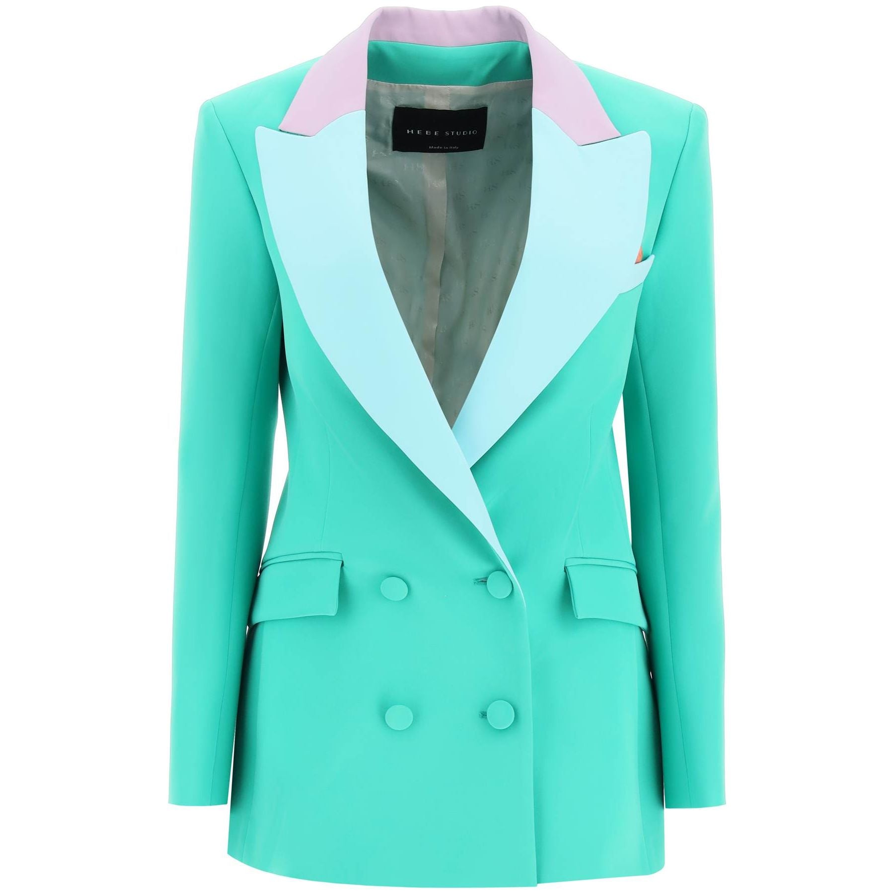 'Bianca' Double Breasted Blazer In Neo Crepe