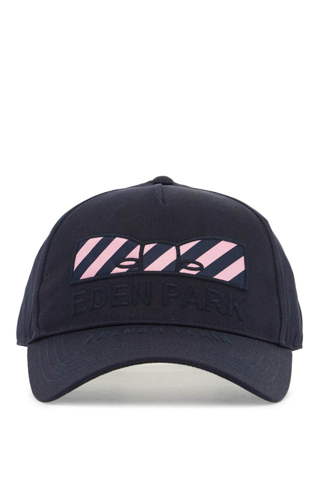 Baseball Cap With Embroidered Bow Tie