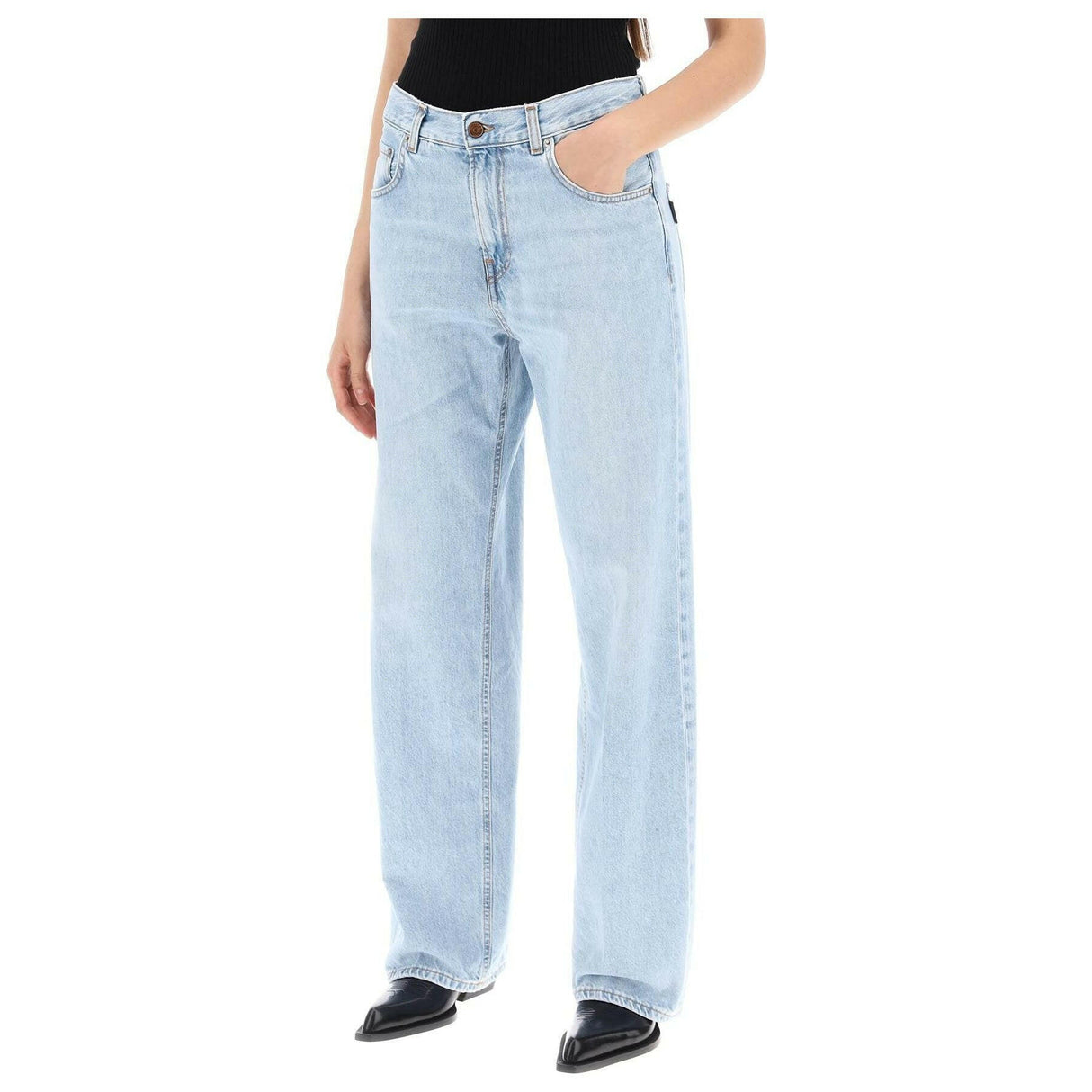 Bonnie Straight-Leg Jeans.