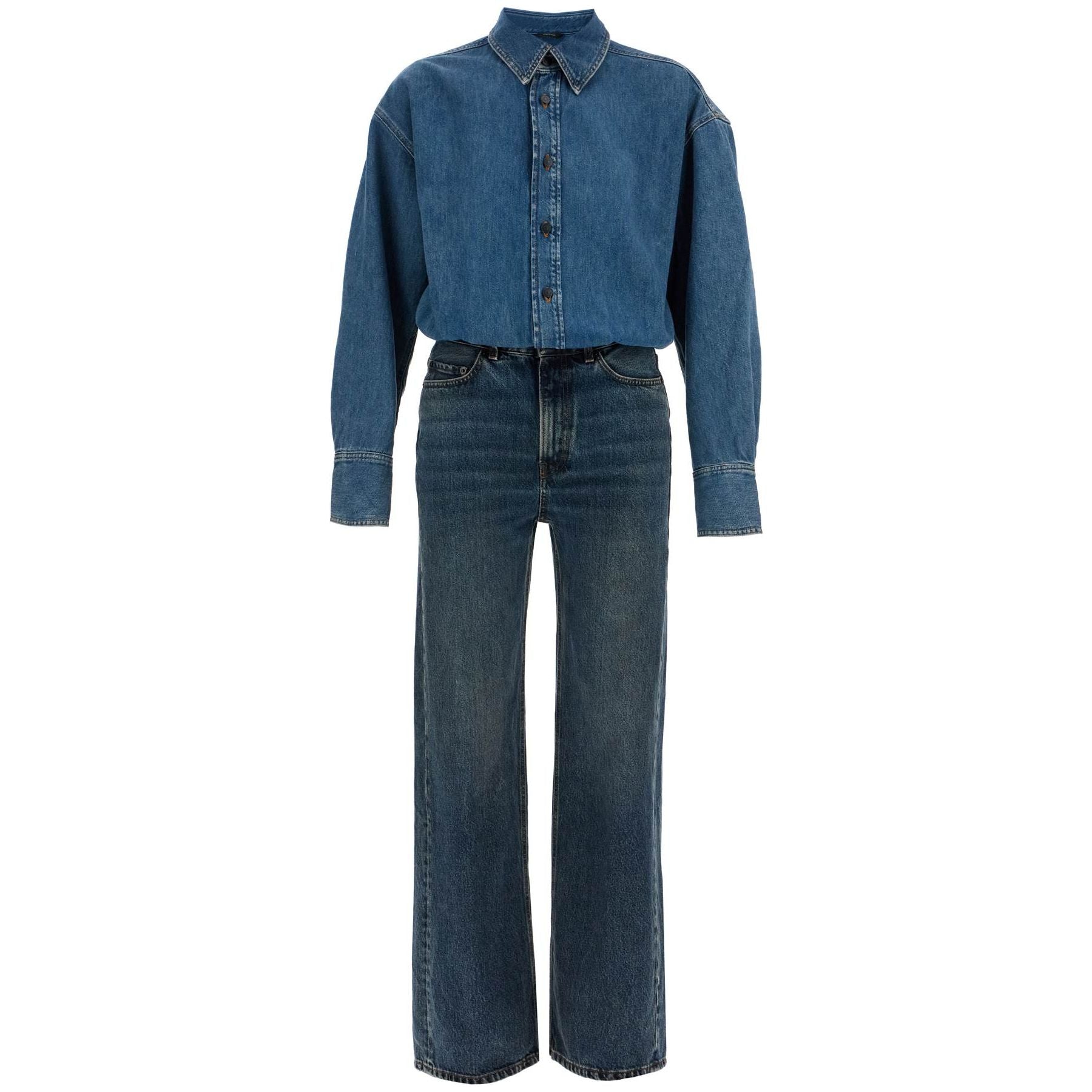 Denim Overall Jumpsuit For Women