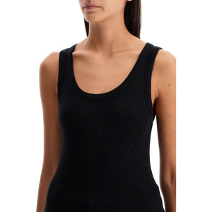 Ribbed Sleeveless Top With