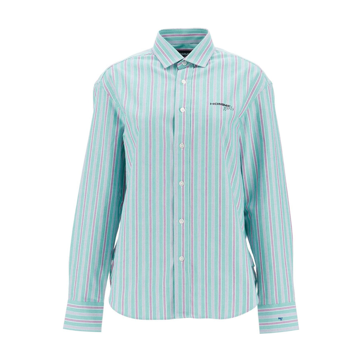 Striped Oxford Shirt For Men