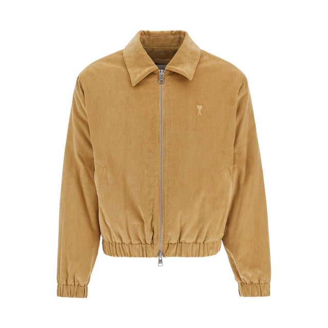 AMI ALEXANDRE MATTIUSSIAMI ALEXANDRE MATTIUSSI-Corduroy Bomber Jacket -JOHN JULIA.