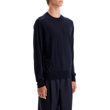 AMI ALEXANDRE MATTIUSSIAMI ALEXANDRE MATTIUSSI-Lightweight Wool Raglan Pullover -JOHN JULIA.