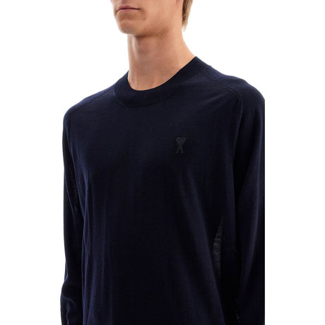 AMI ALEXANDRE MATTIUSSIAMI ALEXANDRE MATTIUSSI-Lightweight Wool Raglan Pullover -JOHN JULIA.