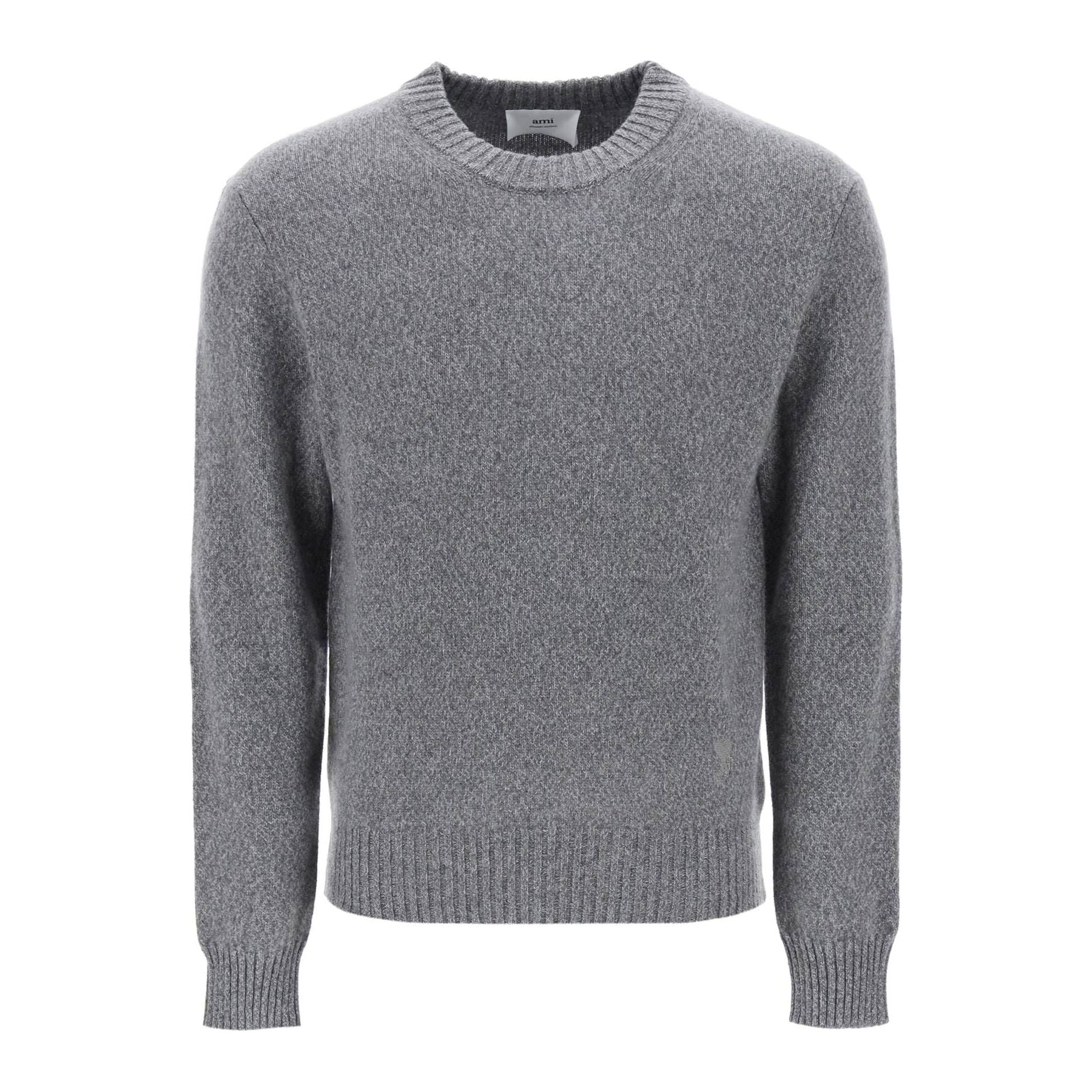 Melange Cashmere-Wool Sweater