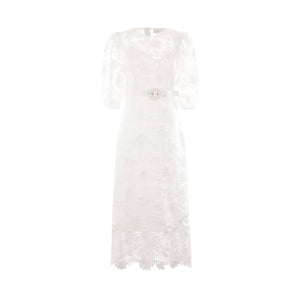 Halliday Flower Lace Dress-ZIMMERMANN-JOHN JULIA