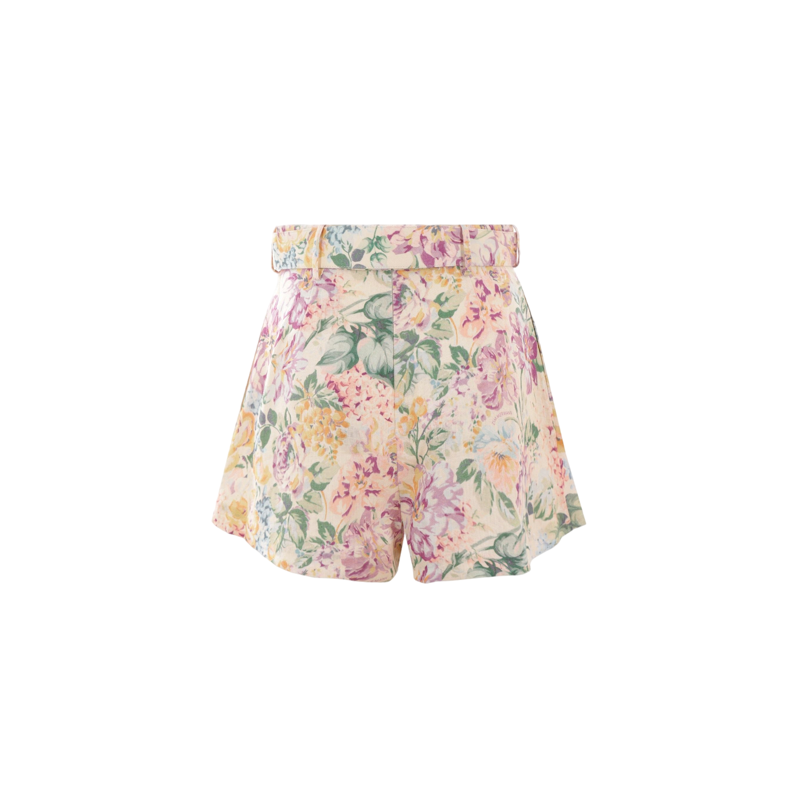 Halliday Linen Shorts-ZIMMERMANN-JOHN JULIA