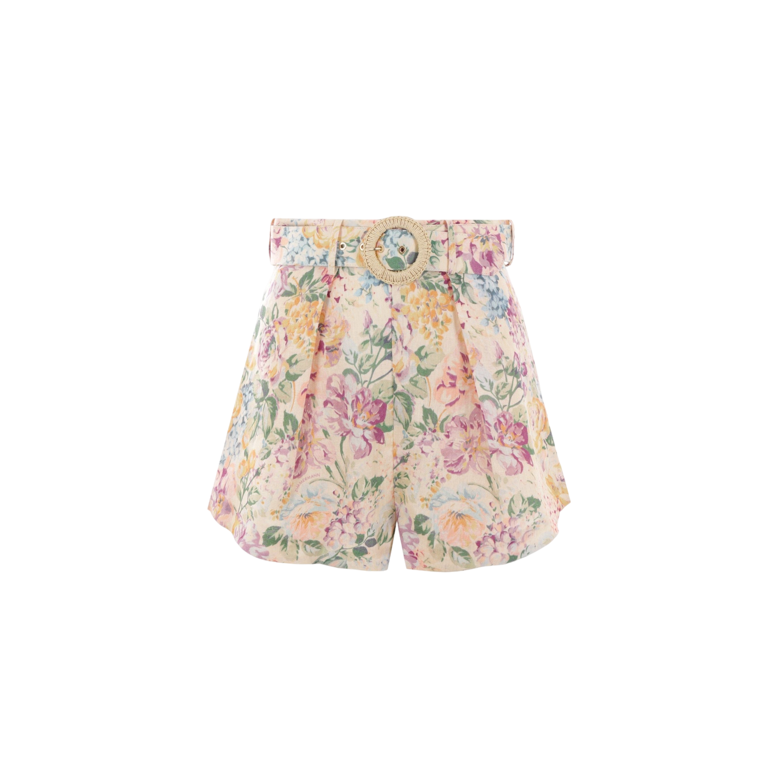 Halliday Linen Shorts-ZIMMERMANN-JOHN JULIA