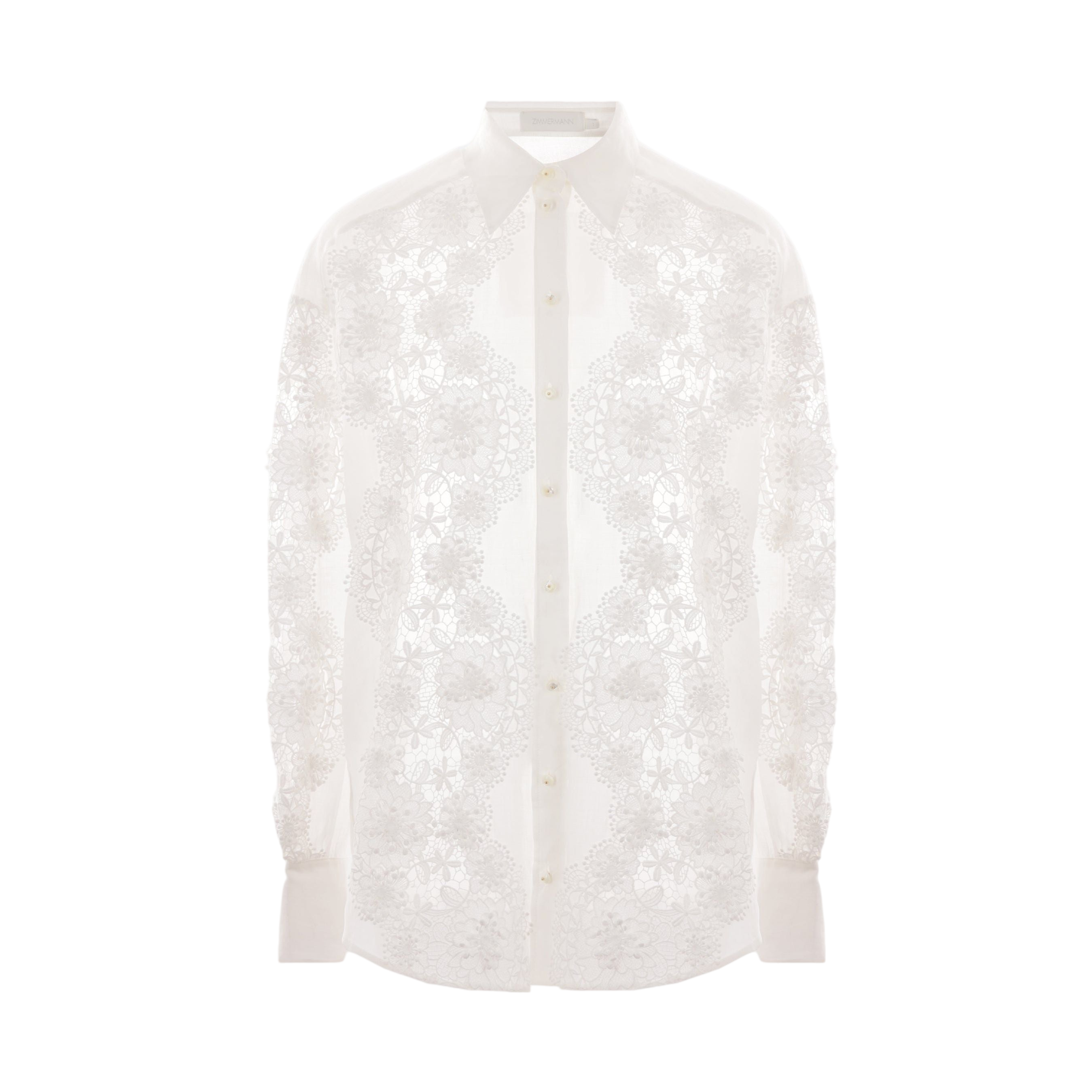 Halliday Ramie Shirt-ZIMMERMANN-JOHN JULIA