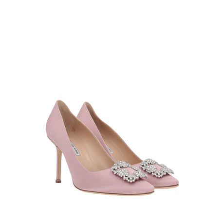 Hangisi Satin Pumps-MANOLO BLAHNIK-JOHN JULIA