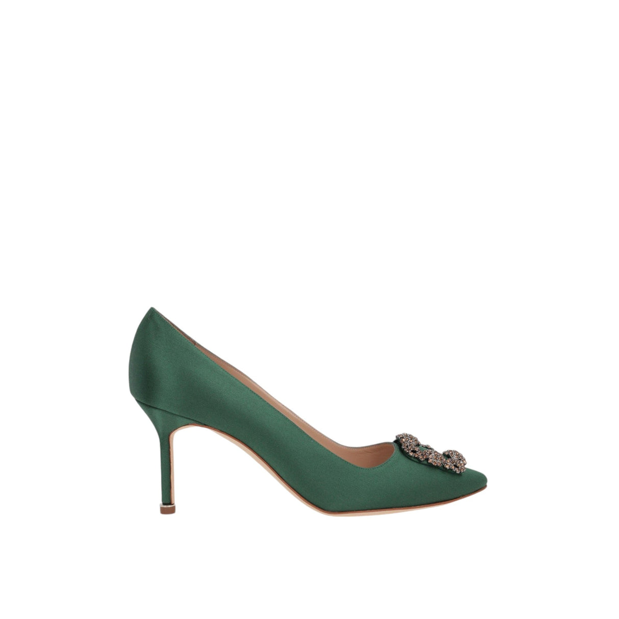 Hangisi Satin Pumps-MANOLO BLAHNIK-JOHN JULIA