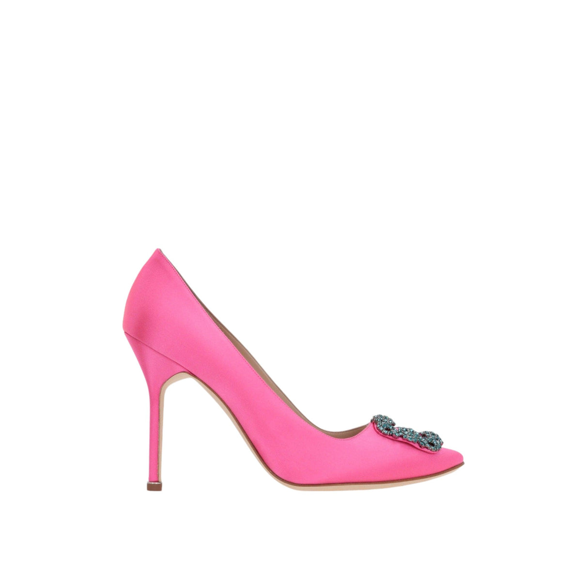 Hangisi Satin Pumps-MANOLO BLAHNIK-JOHN JULIA