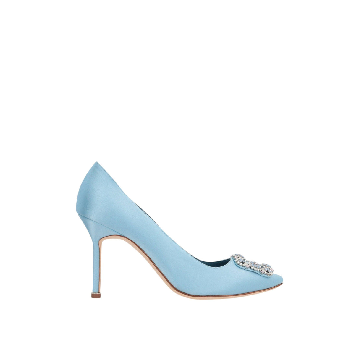 Hangisi Satin Pumps-MANOLO BLAHNIK-JOHN JULIA