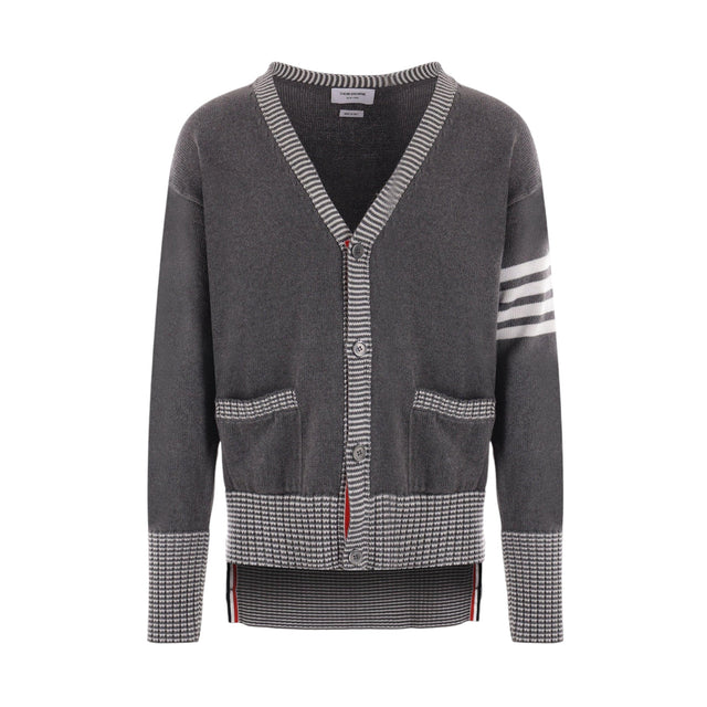 Hector Cotton Cardigan-THOM BROWNE-JOHN JULIA