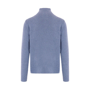 Henley Bouclé Half-zip Sweater-JW ANDERSON-JOHN JULIA