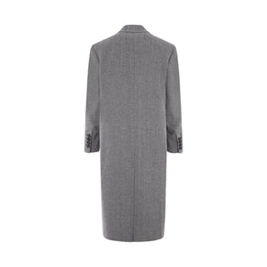 Herringbone Wool Blend Coat-AMI PARIS-JOHN JULIA