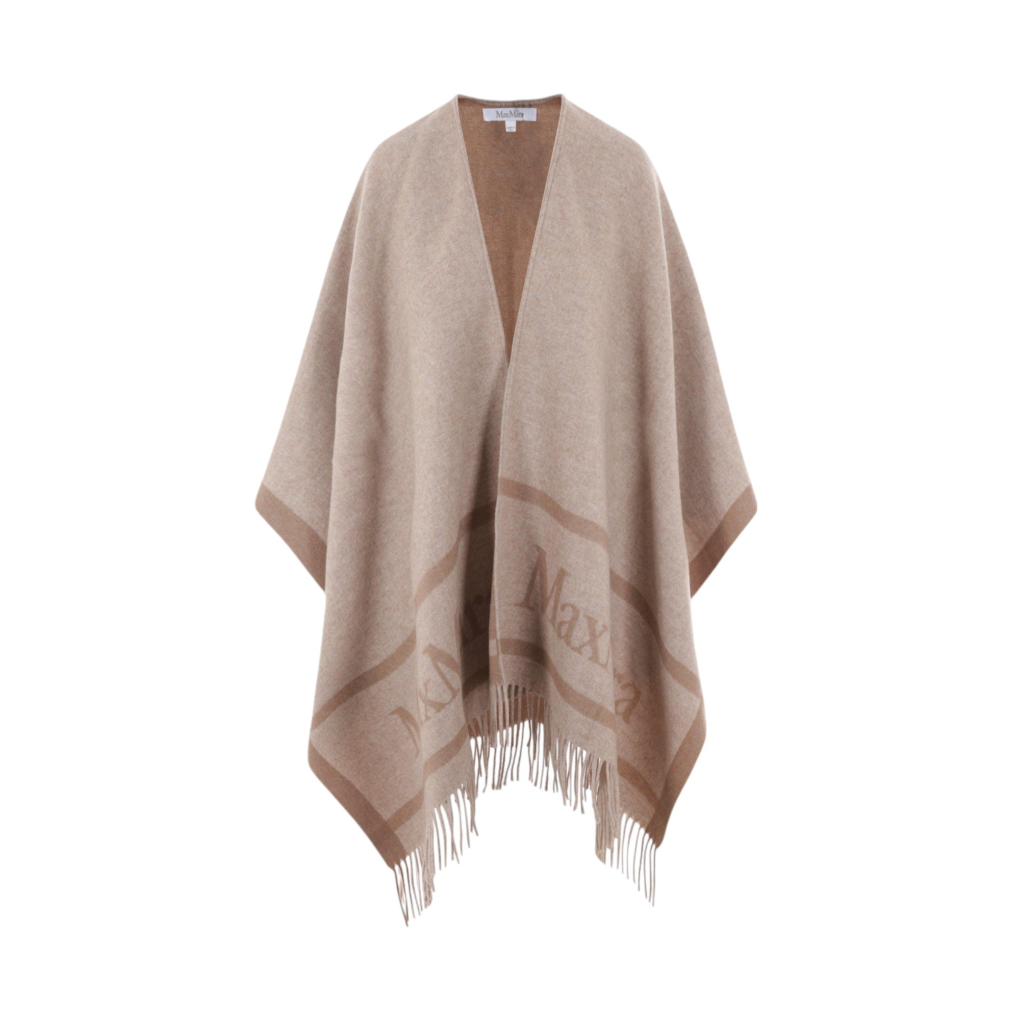 Hilde Wool Cape-MAX MARA-JOHN JULIA