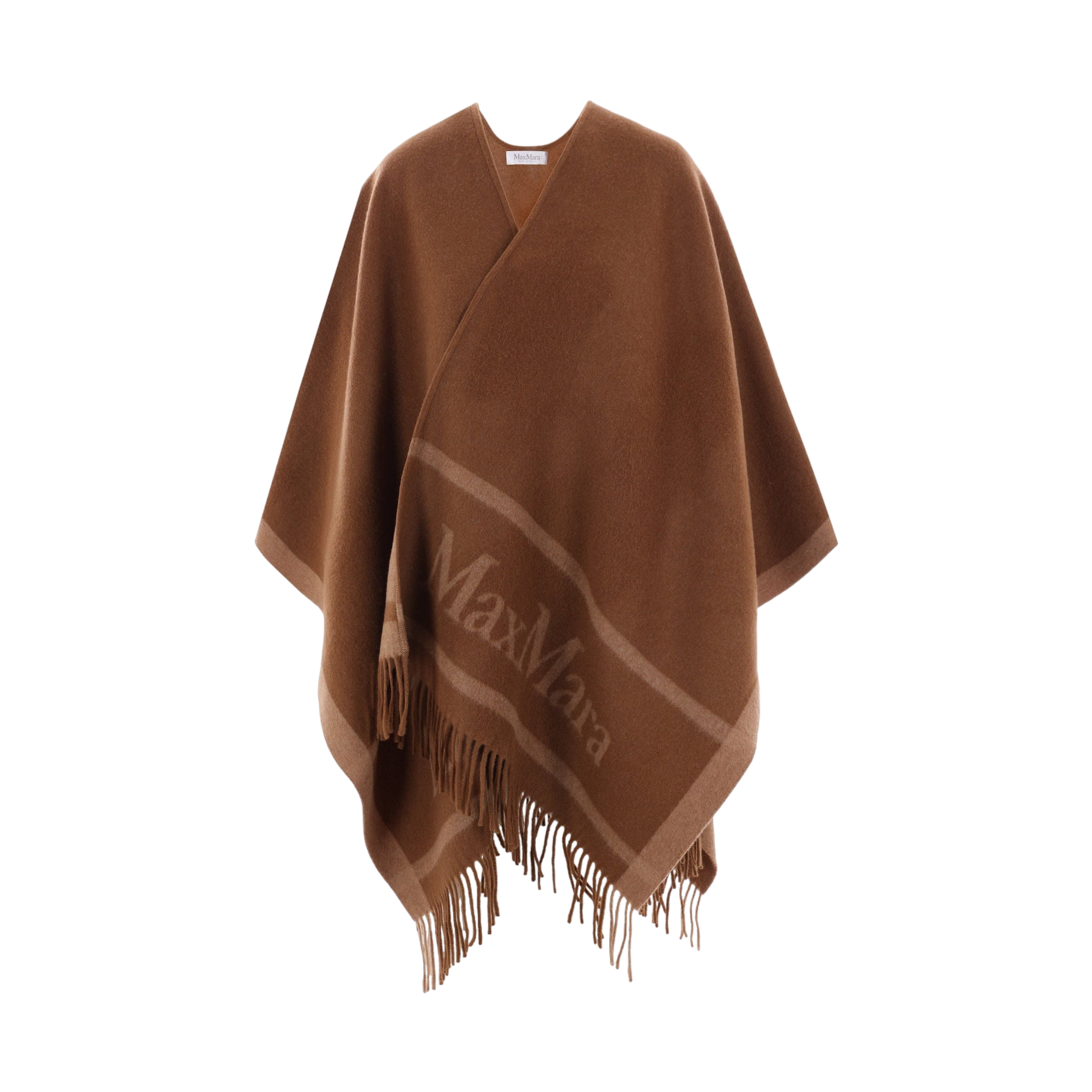 Hilde Wool Poncho-MAX MARA-JOHN JULIA