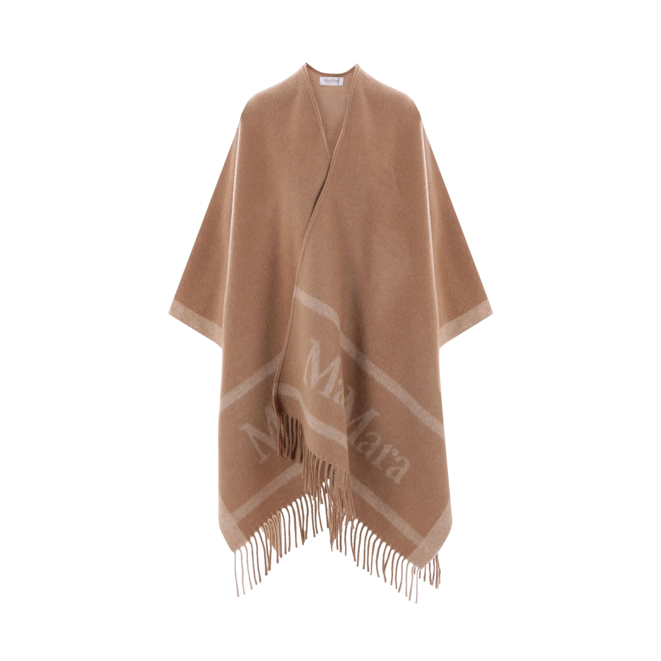 Hilde Wool Poncho-MAX MARA-JOHN JULIA