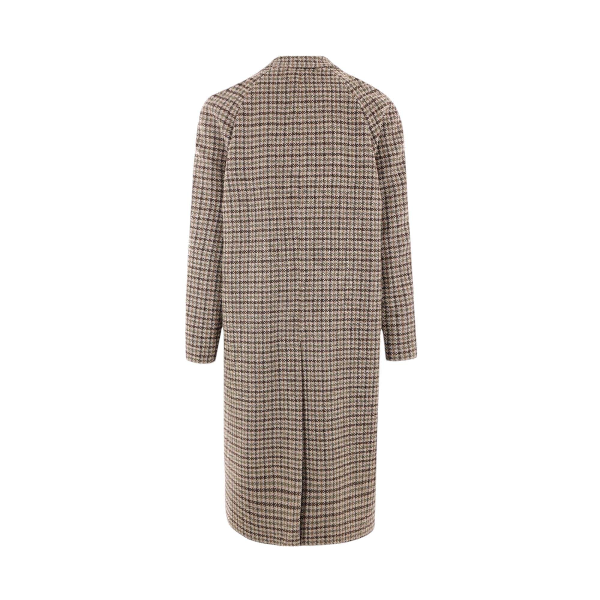 Houndstooth Wool and Cashmere Coat-LARDINI-JOHN JULIA