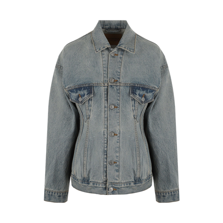 Hourglass Denim Jacket-BALENCIAGA-JOHN JULIA