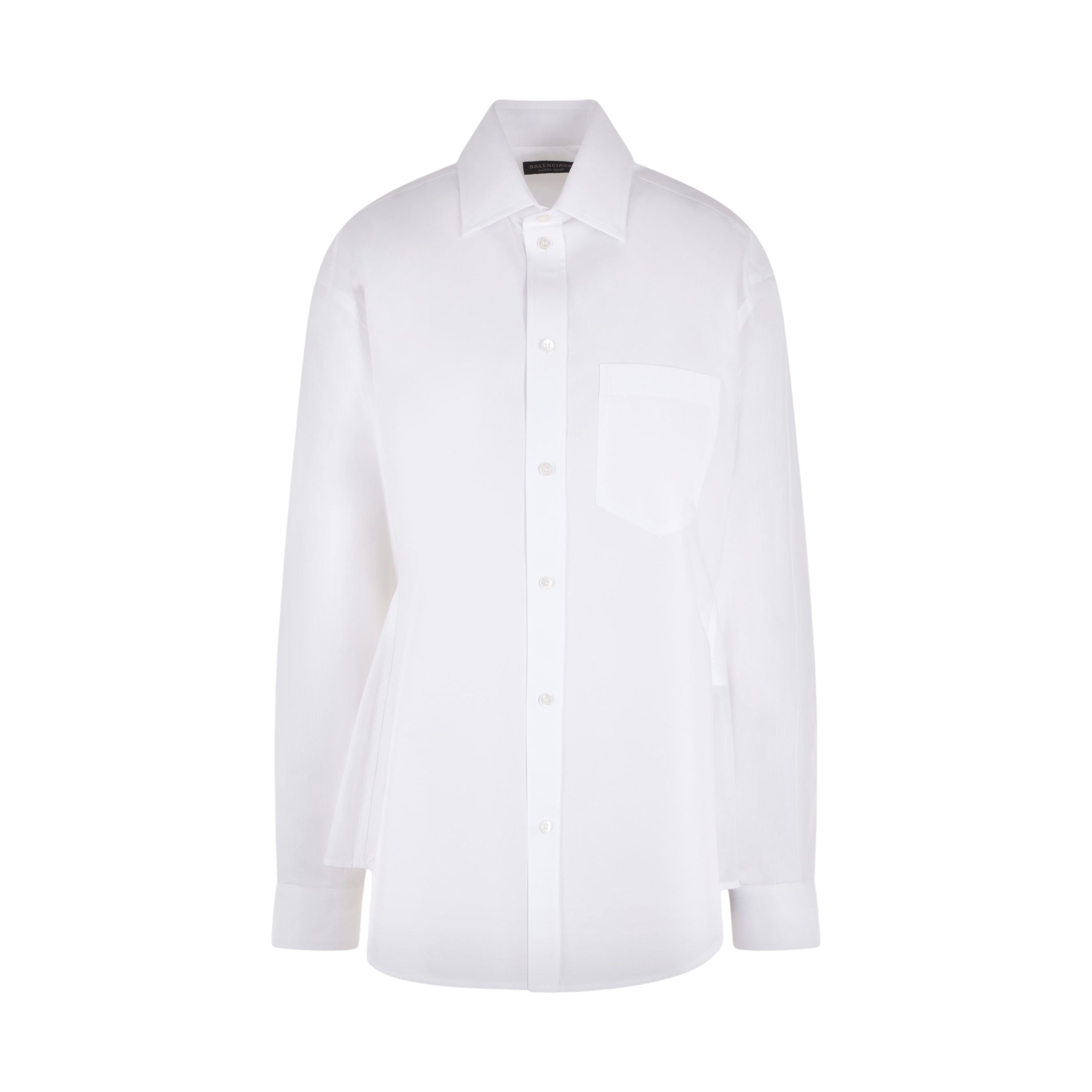 Hourglass Loose-fit Poplin Shirt-BALENCIAGA-JOHN JULIA