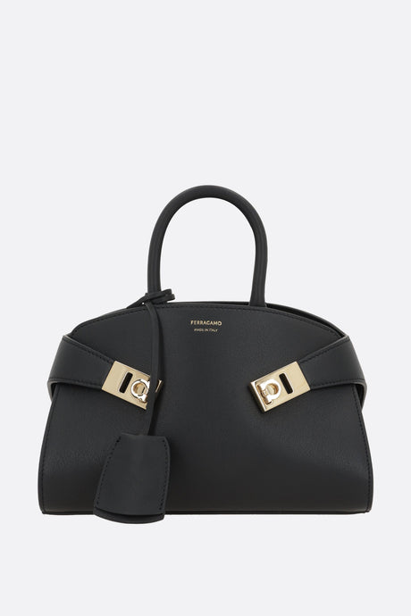 Hug Mini Smooth Leather Handbag-FERRAGAMO-JOHN JULIA