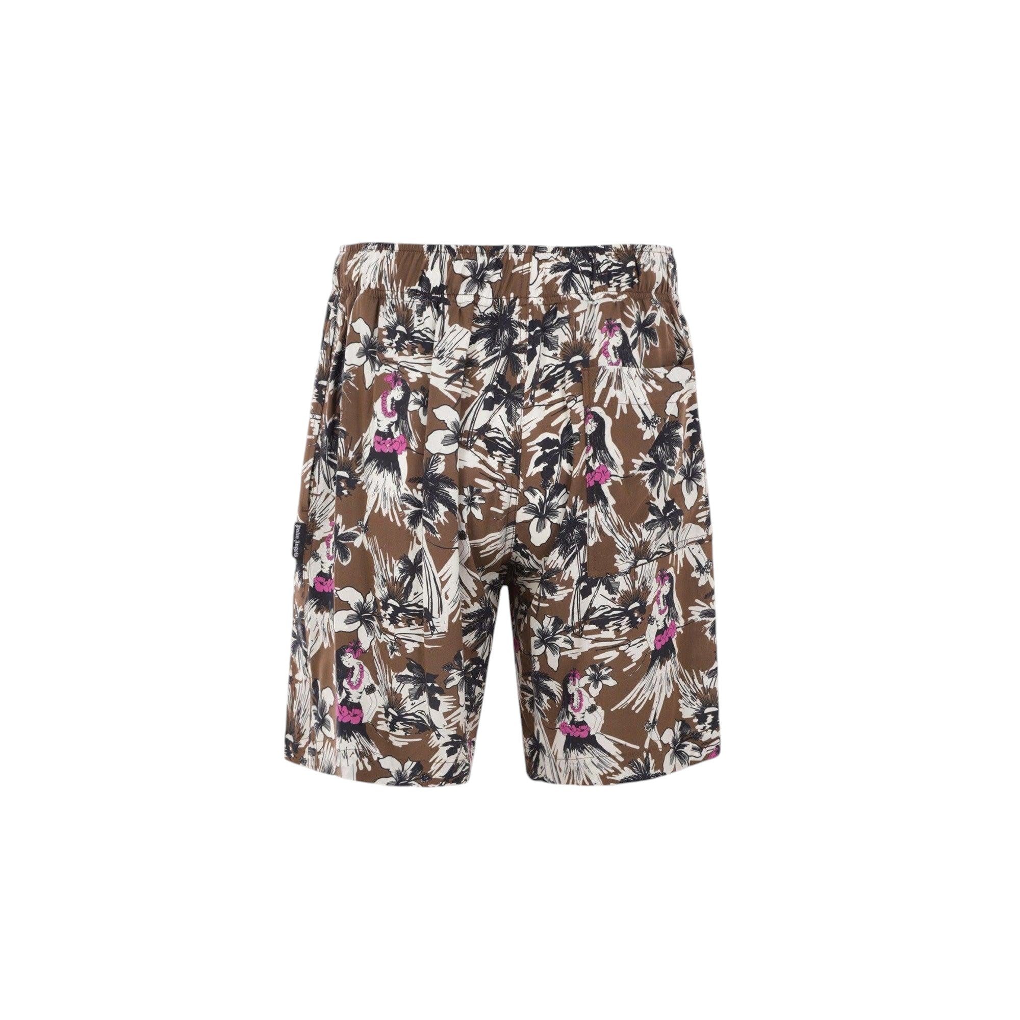 Hula Viscose Short Pants-PALM ANGELS-JOHN JULIA