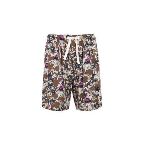 Hula Viscose Short Pants-PALM ANGELS-JOHN JULIA