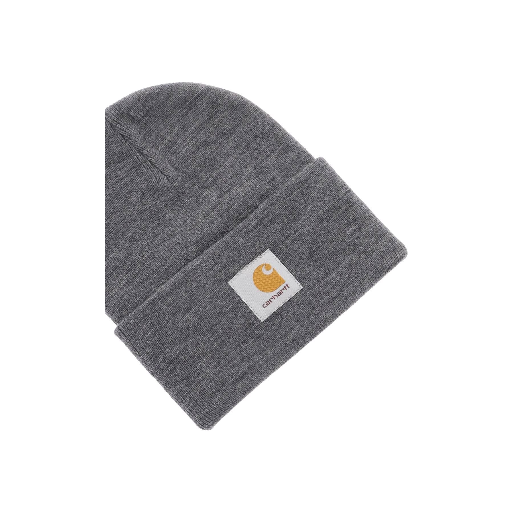 Jacquard Logo Knit Beanie Hat