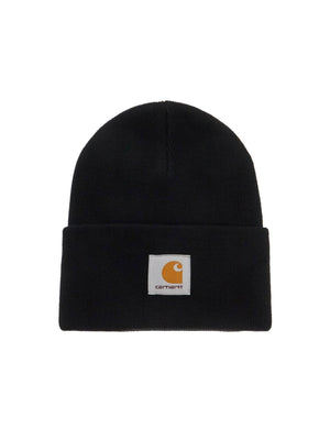 Logo Patch Knit Beanie Hat-Carhartt WIP-JOHN JULIA