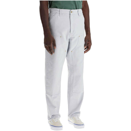 CARHARTT WIP-Organic Cotton Dearborn Canvas Double Knee Pants-JOHN JULIA