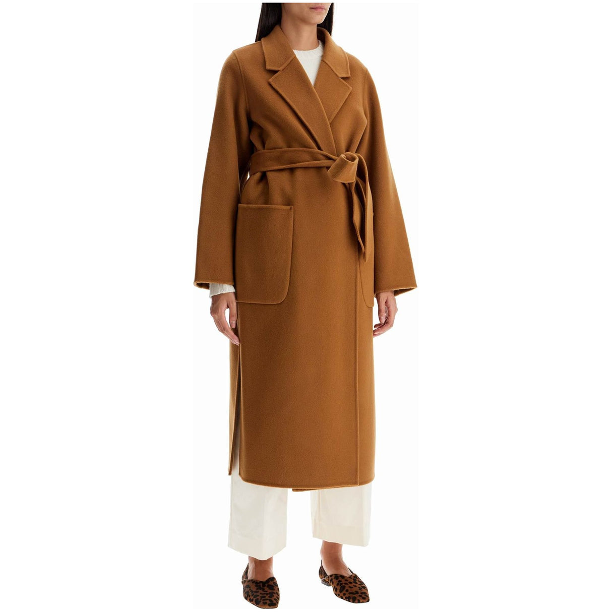 Celia Wrap Wool Coat