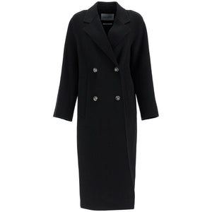 Double-Breasted Wool Coat Hand-Stitched Soft RWS Certified Wool