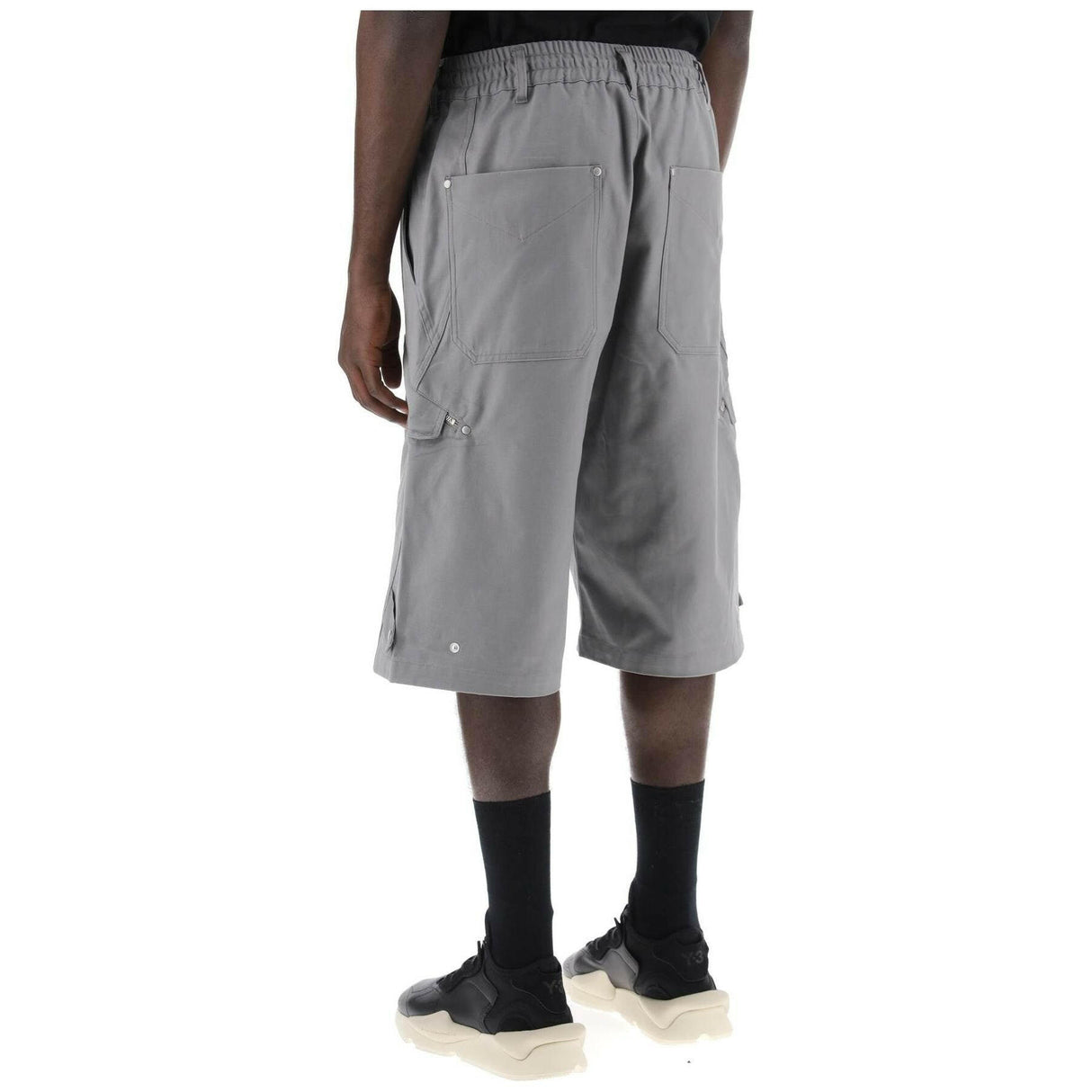 Canvas Multi Pocket Bermuda Shorts..