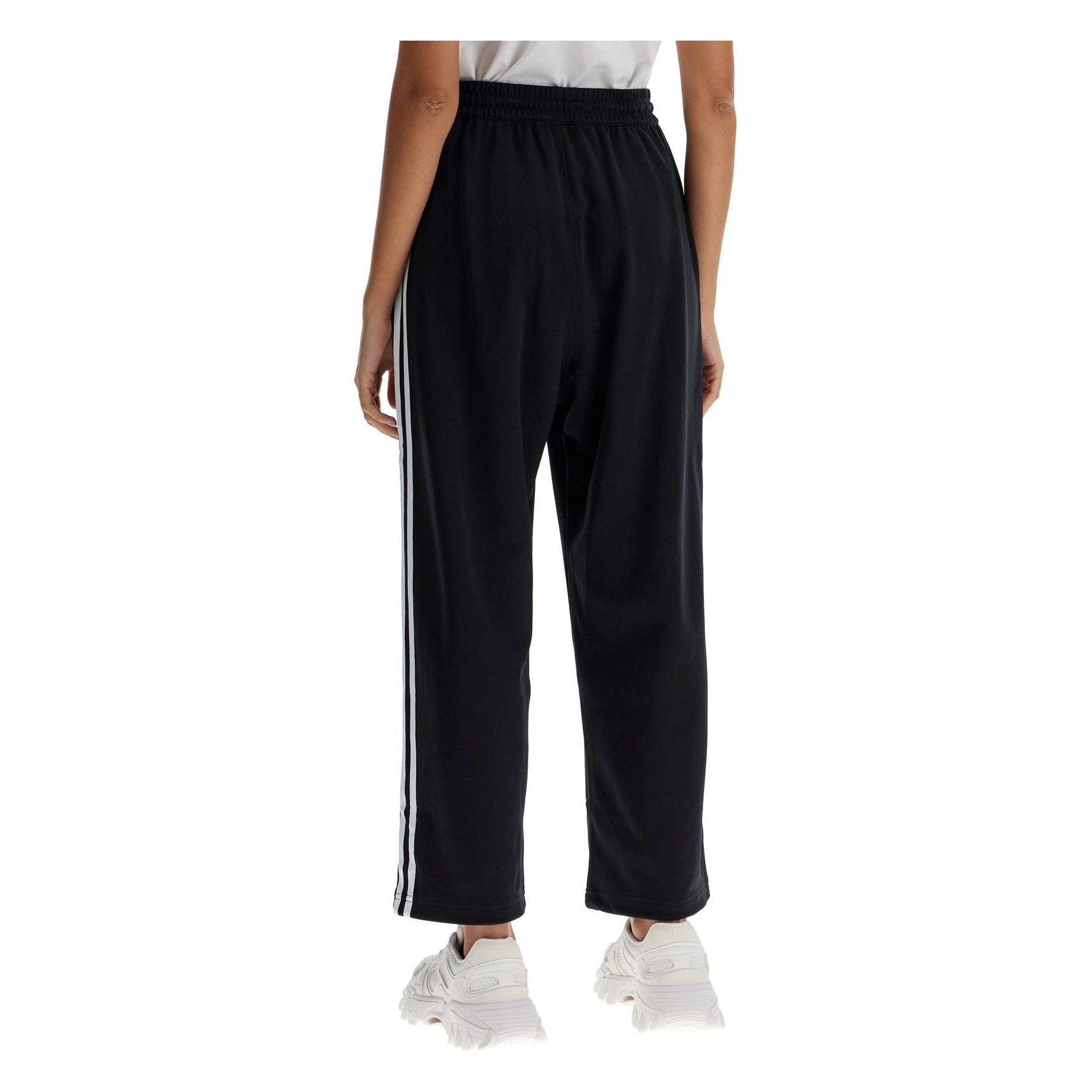 Cropped Wide-leg Joggers With