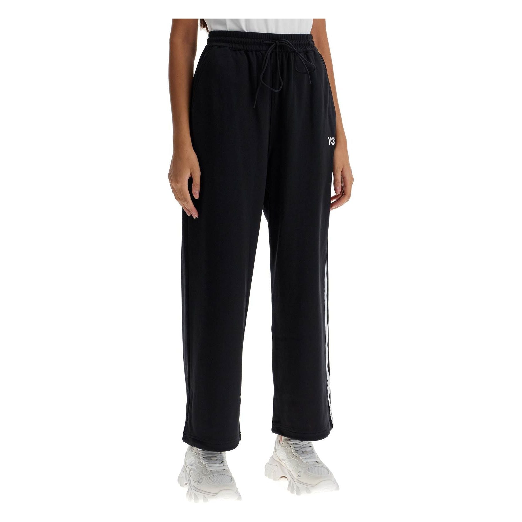 Cropped Wide-leg Joggers With