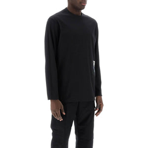 Y-3-Graphic Long-Sleeved Loose T-Shirt -JOHN JULIA.