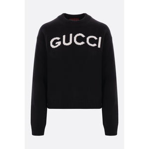 Intarsia Wool Sweater-GUCCI-JOHN JULIA