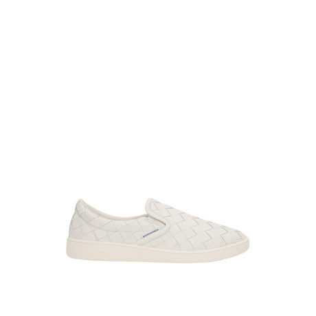 Intrecciato Leather Slip-On Sneakers-BOTTEGA VENETA-JOHN JULIA