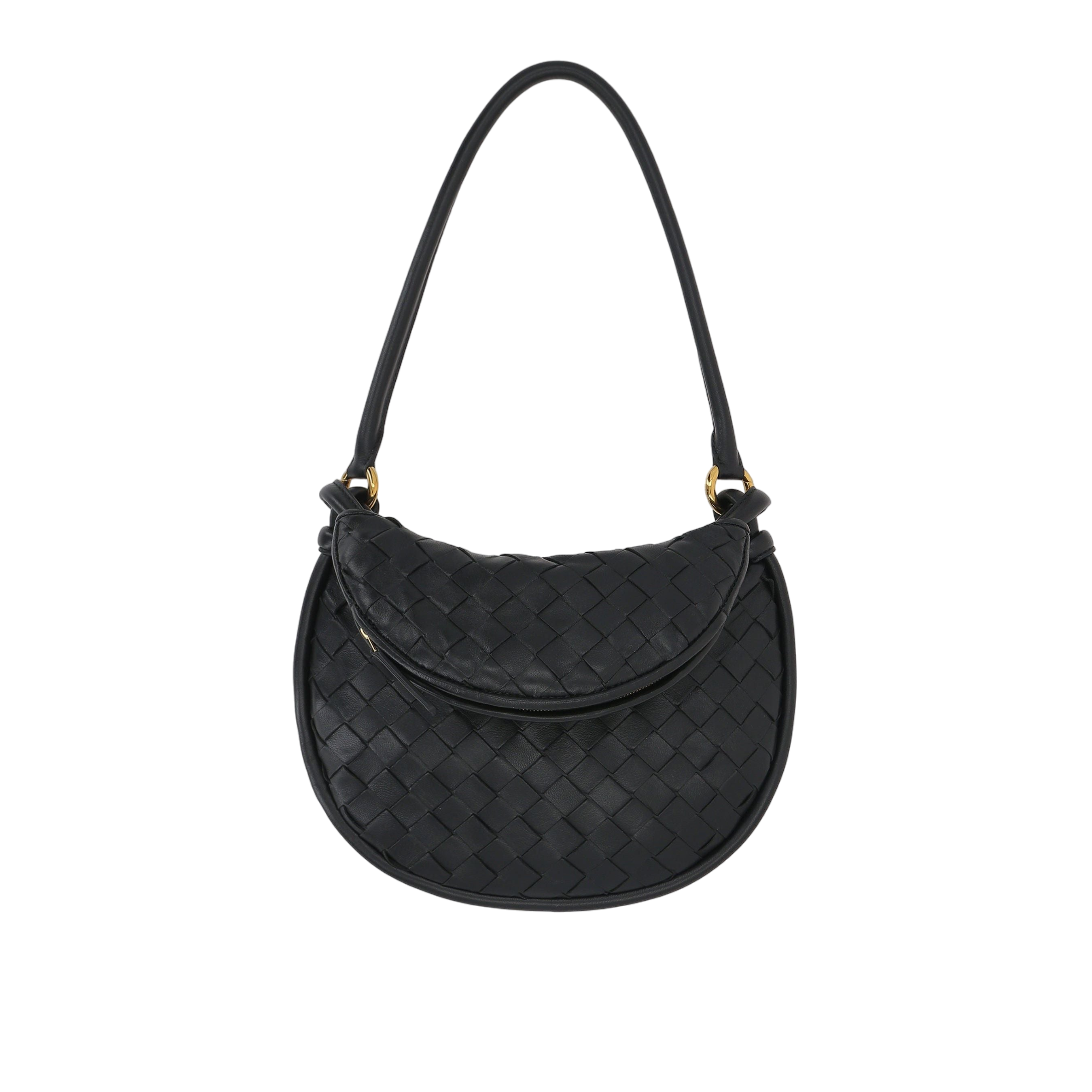 Intrecciato Nappa Gemelli Small Hobo Bag-BOTTEGA VENETA-JOHN JULIA