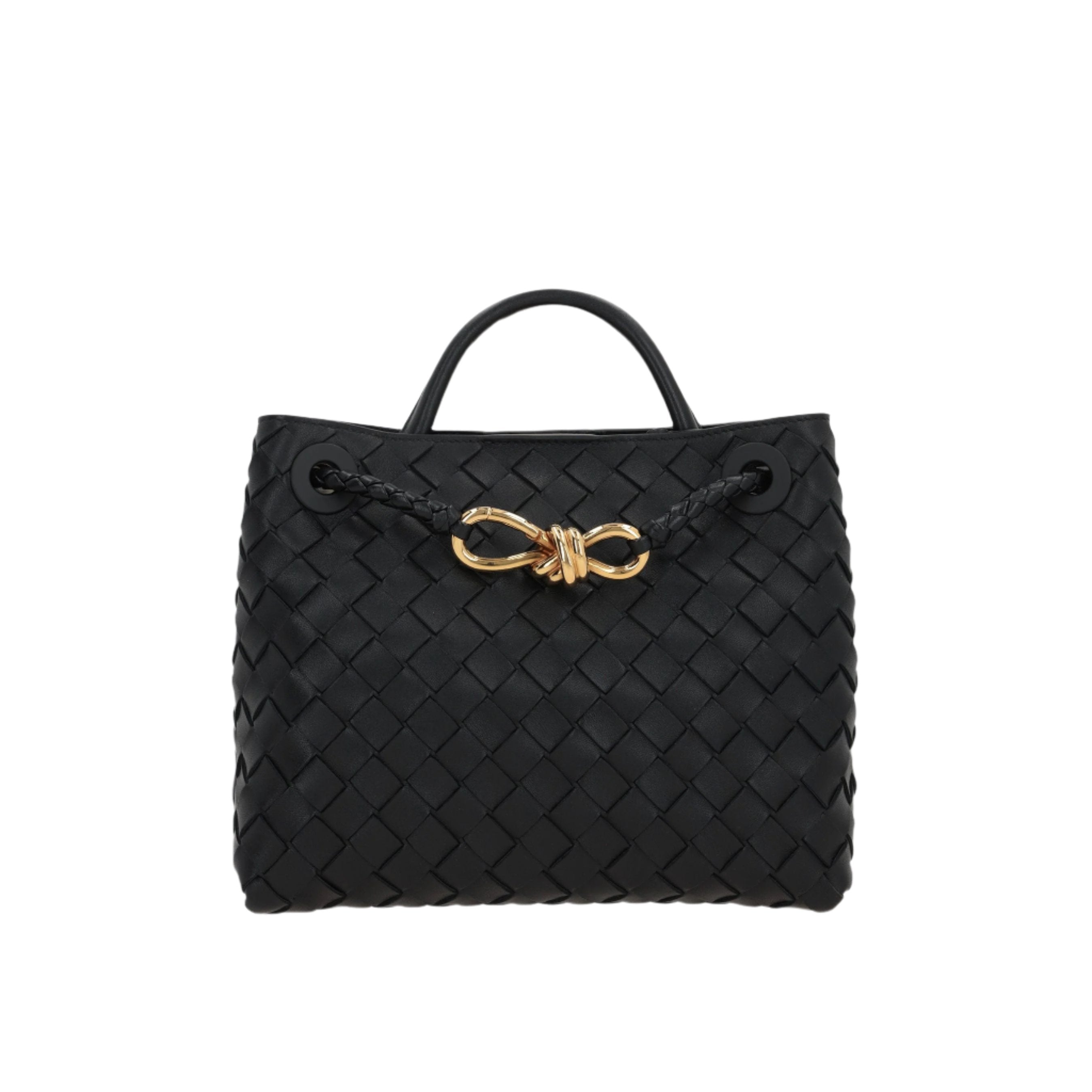 Intrecciato Nappa Small Andiamo Handbag-BOTTEGA VENETA-JOHN JULIA