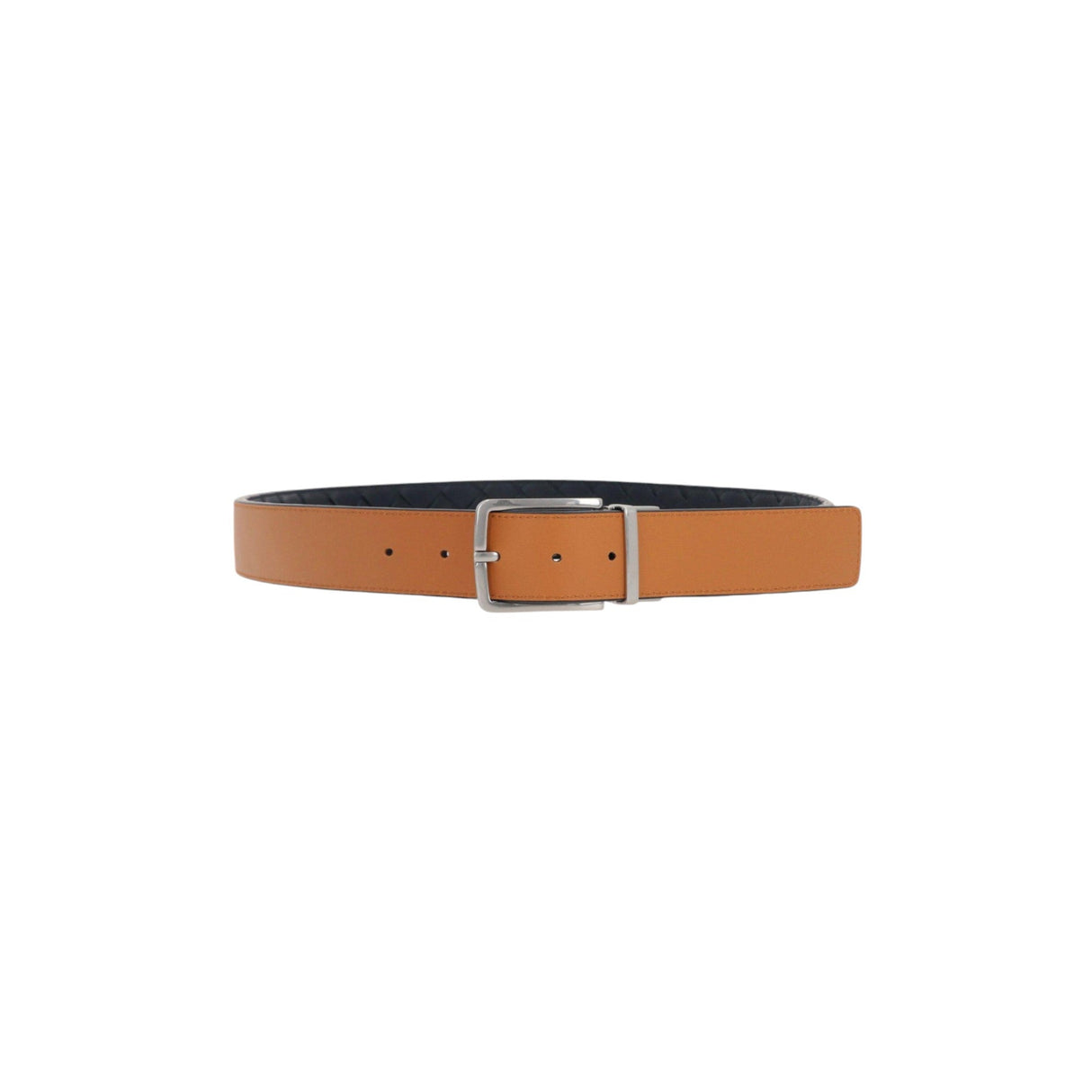 Intrecciato Smooth Leather Reversible Belt-BOTTEGA VENETA-JOHN JULIA