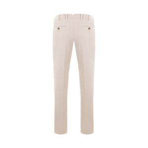 Italian-fit Gabardine Trousers-BRUNELLO CUCINELLI-JOHN JULIA